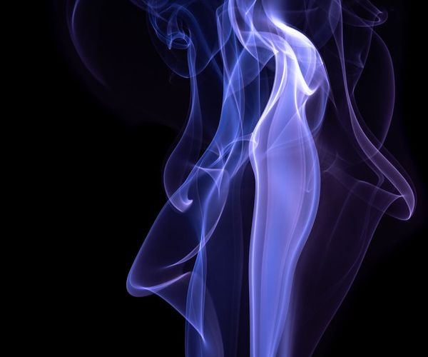 Abstract image representing calm breathing and air flow.